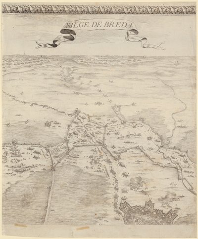 Detalj fra «Slaget om Breda» av Jacques Callot