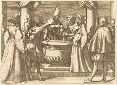 Dåp av prinsen av Spania av Jacques Callot