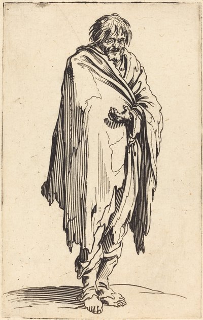 Tigger med bare hode og føtter av Jacques Callot