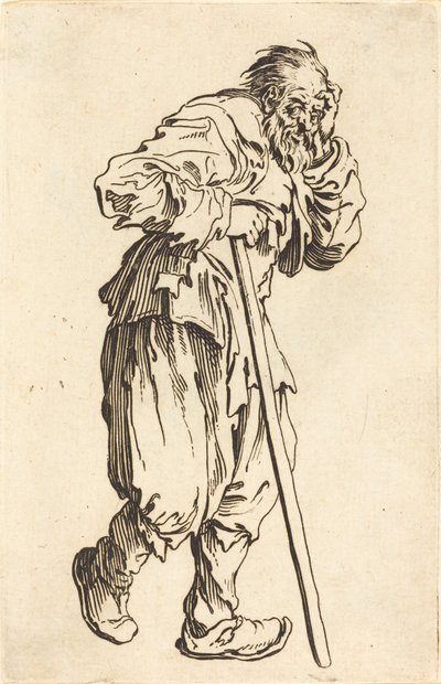 Tigger med en pinne, ca. 1622. av Jacques Callot