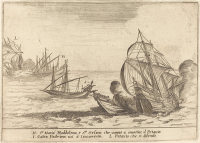 Ombordstigning av Petaccio av Jacques Callot