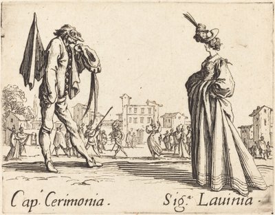 Cap. Seremoni og Siga. Lavinia av Jacques Callot