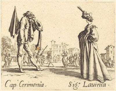 Lokk. Cerimonia og Siga. Lavinia, ca. 1622. av Jacques Callot
