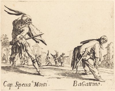Cap. Spessa Monti og Bagattino av Jacques Callot