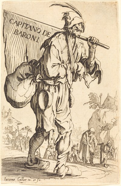 Kaptein for baronene av Jacques Callot