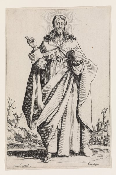 Kristus fra De store apostlene, 1631 av Jacques Callot