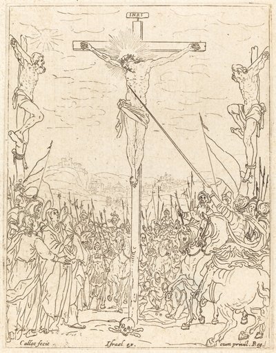 Kristus på korset av Jacques Callot