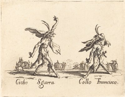 Cicho Sgarra og Collo Francisco av Jacques Callot