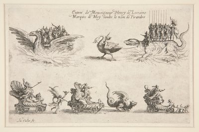 Kamp ved Barrière, inntreden av monsignor Henry av Lorraine av Jacques Callot