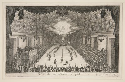 Slåss? Barrieren, Hans Høyhet Inngang til fots av Jacques Callot