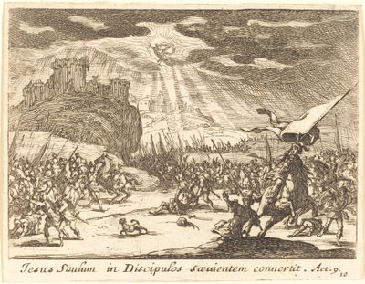 Omvendelse av Paulus av Jacques Callot