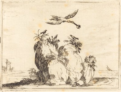 Crane Flying av Jacques Callot