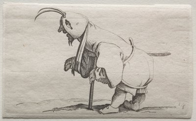 Krøpling med hette. av Jacques Callot