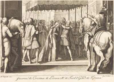 Kroning av storhertuginnen av Jacques Callot