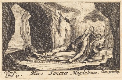 Magdalenas død av Jacques Callot