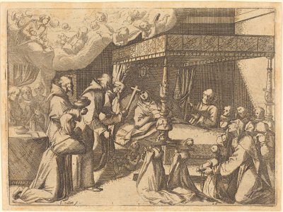 Dronningens død, 1612. av Jacques Callot