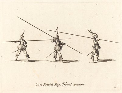 Bor med Tilted Pikes av Jacques Callot