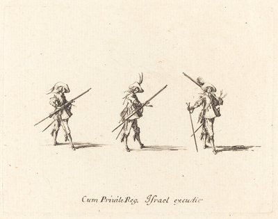 Bor med musketten av Jacques Callot