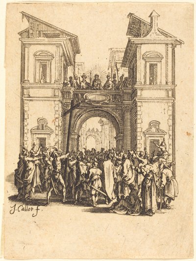 Se mannen, ca. 16241625. av Jacques Callot