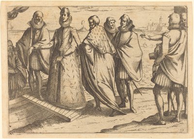 Ombordstigning i Genova av Jacques Callot