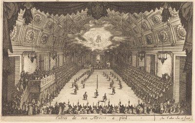 Hans Høyhets inntog til fots av Jacques Callot