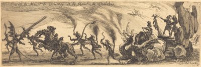Inntreden av M. de Couvonge og M. de Chalabre [ekstra tallerken] av Jacques Callot