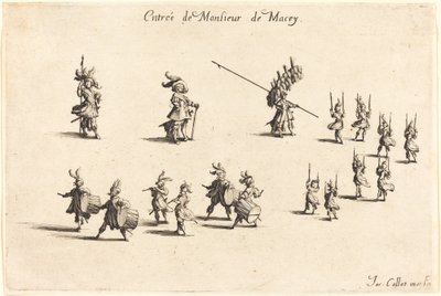 Innføring av M. de Macey, 1627. av Jacques Callot