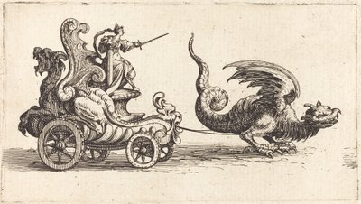 Inntreden av Monseigneur Henry de Lorraine, Marquis de Moy, under navnet Pirandre av Jacques Callot