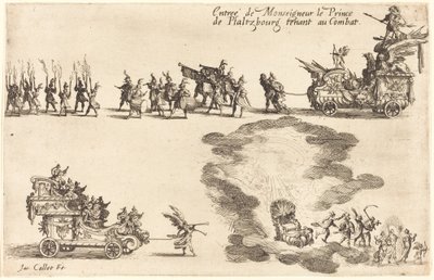 Inntreden av prinsen av Pfaltzbourg av Jacques Callot