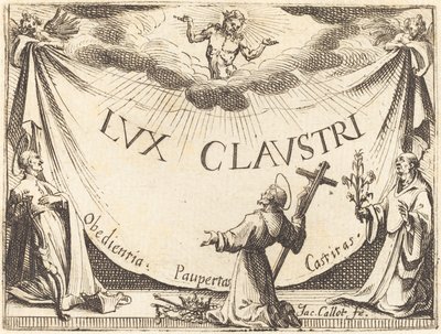 Frontispice for "The Light of the Cloister" av Jacques Callot