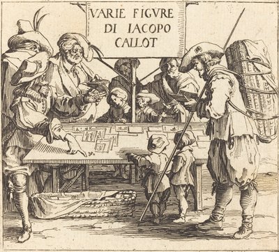Frontispice for "Varie Figure" av Jacques Callot