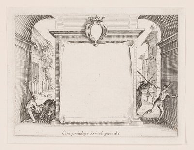 Frontispice, fra serien La vie de l av Jacques Callot
