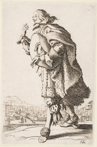 Gentleman Bowing, fra serien "The Nobility of Lorraine" av Jacques Callot