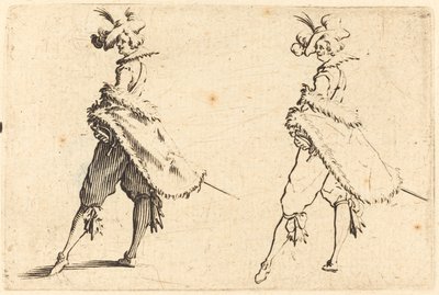 Gentleman sett fra siden av Jacques Callot