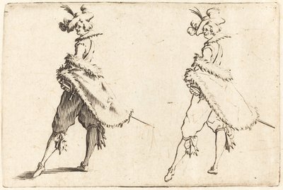 Gentleman sett fra siden av Jacques Callot