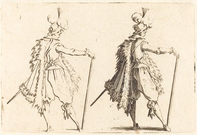 Gentleman med Cane av Jacques Callot