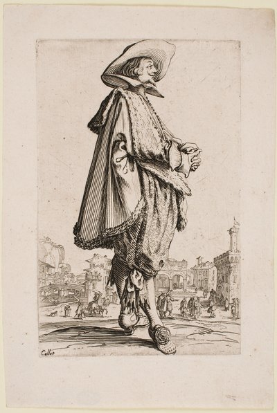 Gentleman with Hands Clasped, fra serien «The Nobility of Lorraine» av Jacques Callot
