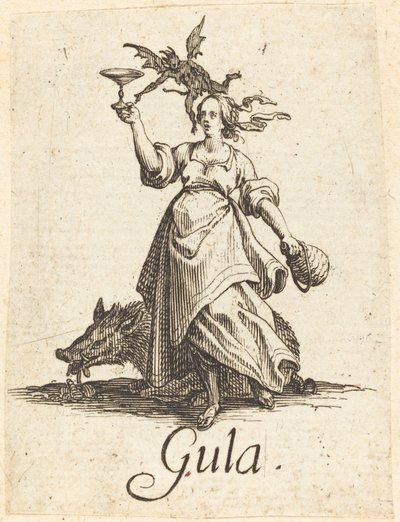 fråtsing av Jacques Callot