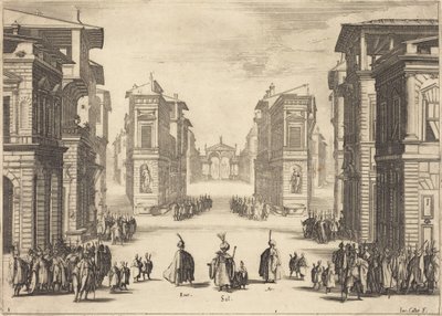 Il Solimano, akt I av Jacques Callot
