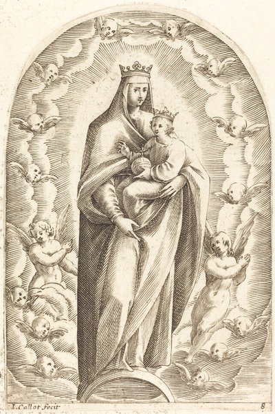 Ulastelig unnfangelse, 16081611. av Jacques Callot