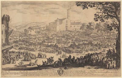 Marked i Impruneta av Jacques Callot