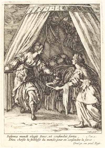 Judith med sjefen for Holofernes av Jacques Callot