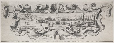 Landgang av troppene av Jacques Callot