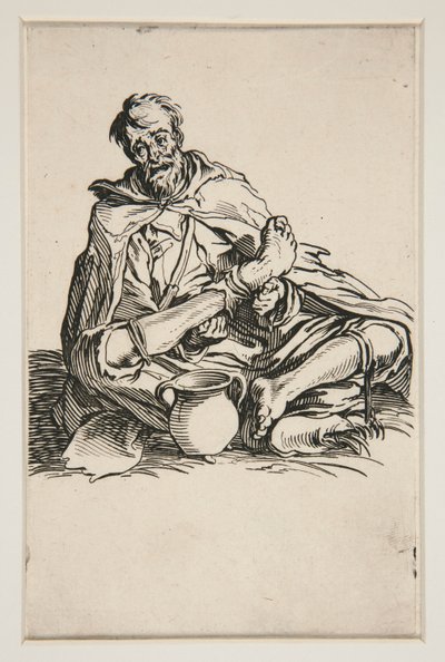 Malingreux - nr. 13 av Les Gueux av Jacques Callot
