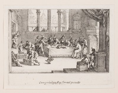 The Division of Goods (The Contribution of the Fortune), fra serien La Vie de l av Jacques Callot
