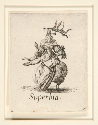 Les Peches Capitales (De syv dødssynder): The av Jacques Callot