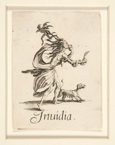 Les Peches Capitales (De syv dødssynder): The av Jacques Callot