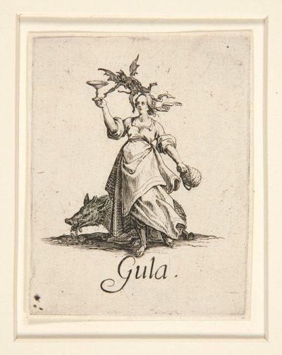 The Seven Deadly Sins: La Gourmandise (Gluttony) av Jacques Callot