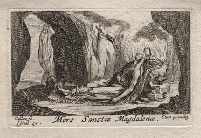 The Penitents: Death of Ste. Madeleine av Jacques Callot
