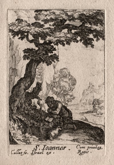 The Penitents: St. Johannes døperen. av Jacques Callot